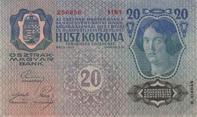 20 Kronen p.53a-1 1919